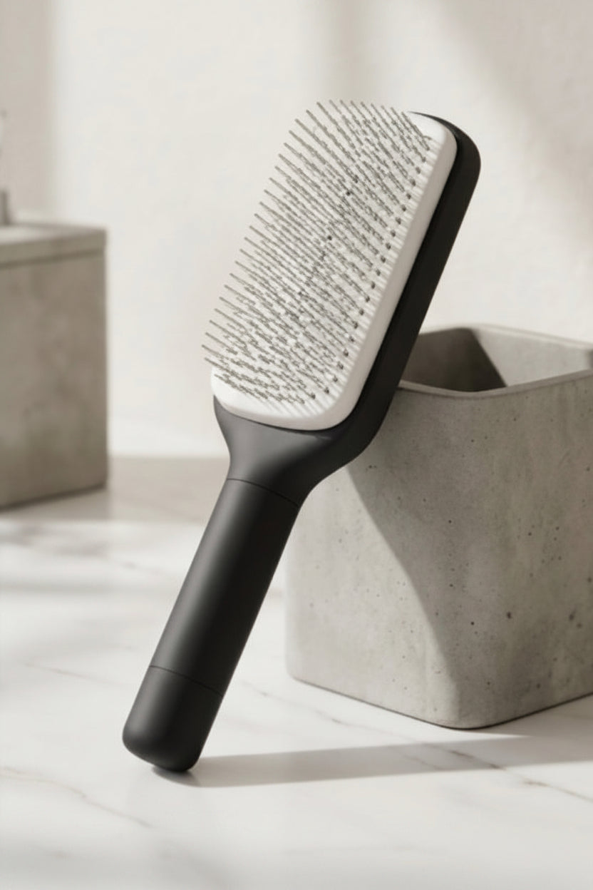 Self-Cleaning Hair Brush – Easy Detangling and Scalp Massage